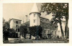 1955 Quebec Canada Manor House Seigniory Club occupation RPPC Postcard 25-5735