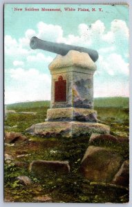K50/ White Plains New York Postcard c1910 New Soldiers Monument 303