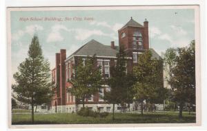 High School Sac City Iowa 1915 postcard