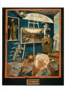 Dada Conquers Dada Triumphs Dada Siegt by Raoul Hausmann Collage Art Postcard