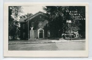 Court House Macon Missouri 1950s Real Photo postcard