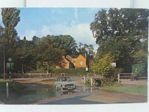 Vintage Postcard Young Boys With A Boat at The Wick Nr Christchurch Priory 1968