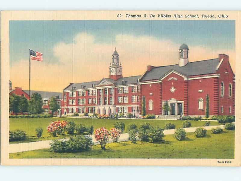 Linen HIGH SCHOOL Toledo Ohio OH k0348