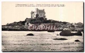 Old Postcard Ploumanach Chateau de Coasteeres in a wild block that meters a c...