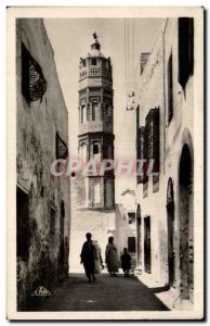Old Postcard Sousse Tunisia Minaret Zaouia Zakak