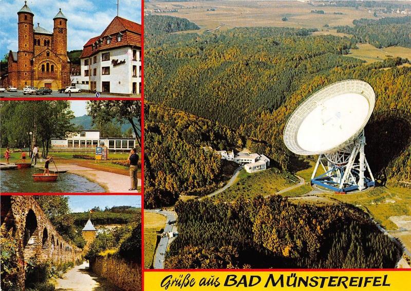 BG10729 bad munstereifel roman stiftskirche radioteleskop germany