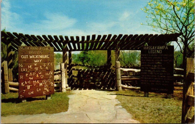 Wickenburg Famous Wishing Well Arizona Historic Landmark Chrome Postcard 