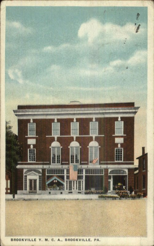 Brookville PA YMCA c1920 Postcard United States Pennsylvania