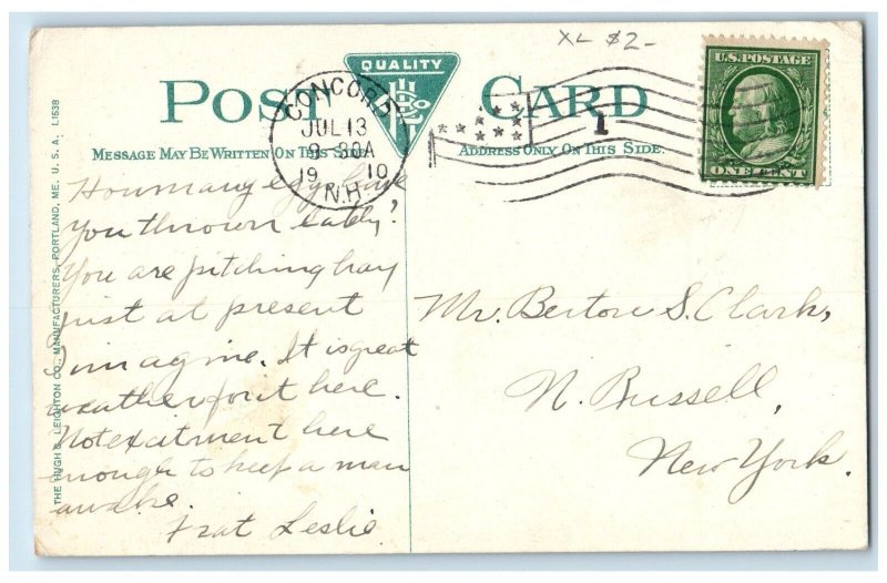 1910 Merrimack Country Court House Building Concord New Hampshire NH Postcard