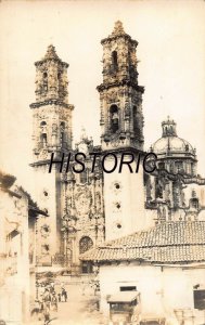 TAXCO GRO MEXICO~CHURCH OF SANTA PRISCA de TAXCO~1930s REAL PHOTO POSTCARD