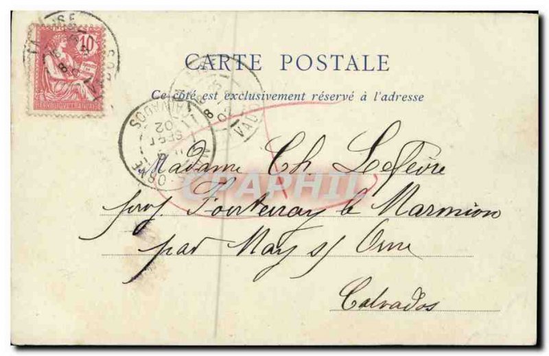 Old Postcard Falaise Chateau