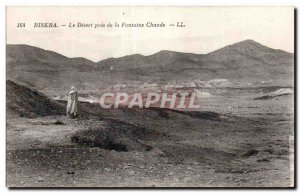 Old Postcard Algeria Biskra Desert near the Fontaine Chaude