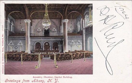 New York Albany Greetings From Albany 1902