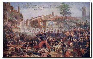 Old Postcard Battle of Magenta Guere d & # 39Italie June 4, 1859 Militaria