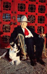 Death Valley California Death Valley Scotty and dog Windy vintage pc Y13779