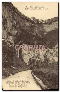 Old Postcard Vallee de la Loue Mouthier Haute Pierre Pontarlier Route Cascade...