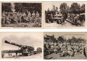 CAMP DE MAILLY FRANCE MILITARY 105 Vintage Postcards L5202) 