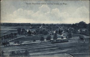Georgia Experimental Station Birdseye Train Station Depot GRIFFIN? RARE Postcard
