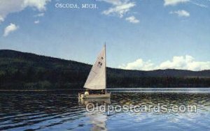 Sailing Dinghy on the Lake Sailboats, Sailing, Ship Unused minor wear right t...