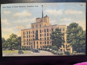 Vintage Postcard 1930-1945 Holy Name of Jesus Hospital Gadsden Alabama (AL)