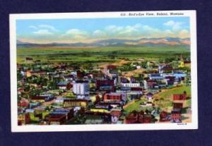 MT Aerial view city of HELENA MONTANA Postcard