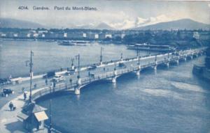 Switzerland Geneve Pont du Mont-Blanc