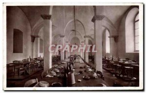 Old Postcard Monastery of Pierre Qui Vire (Yonne) The Refectory