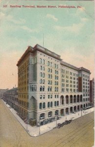 Postcard Reading Terminal Market Street Philadelphia PA 1910