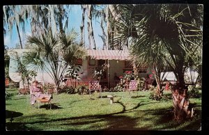 Vintage Postcard 1950's Crescent Lake Mobiles Estates, Riverview, Florida (FLA)