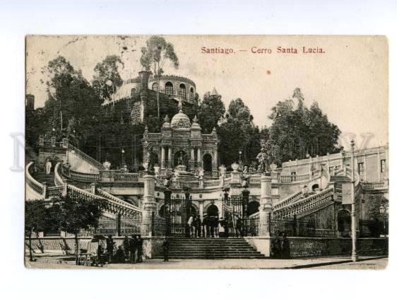 138720 Chile SANTIAGO Cerro Santa Lucia Hill Vintage PC