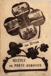 CPA De LYON Recevez ce Porte Bonheur (443200)