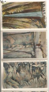 Views of Ruby Falls Lookout Mountain Caves Chattanooga Tennessee Postcard