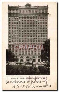 VINTAGE POSTCARD Whitehall New York Building