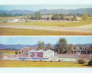 Unused Pre-1980 OLD CARS & PORTSMOUTH MOTEL Portsmouth Ohio OH s3470