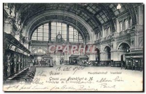 Old Postcard Gruss aus Frankfurt