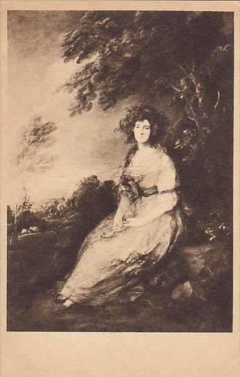 Mrs Richard Brinsley Sheridan by Gainsborough National Gallery Of Art Washing...