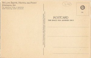 Postcard Nylon Suite Hotel du Pont Wilmington DE