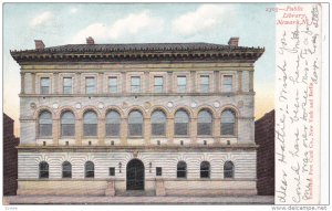 NEWARK , New Jersey , PU-1907 ; Library