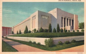 Vintage Postcard 1937 Joslyn Memorial Omaha Neb. Nebraska 