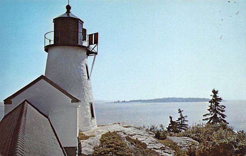Boothbay Harbor Region, Maine USA Light House Unused 