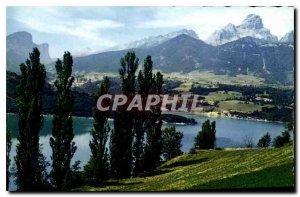 Postcard Modern Corps Sautet Lake and Obiou