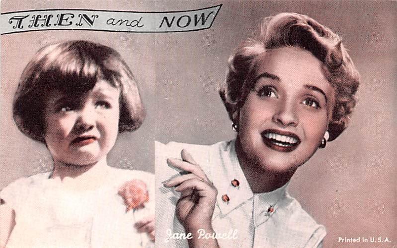 Then and Now, Jane Powell Actor, Movie Star Mutoscope Unused 