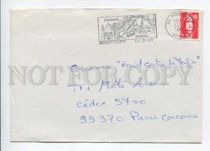 421452 FRANCE 1990 year Mirecourt ADVERTISING real posted COVER