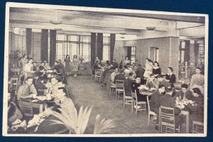 Mint Real Picture Postcard Dinning Room Of An American Red Cross Australia