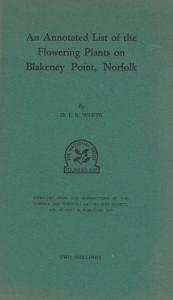 Blakeney Point Flowers Plants Norfolk Vintage 1960 Book