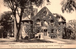 Massachusetts Bridgewater Gardner Boyden Gymnasium State Teachers College