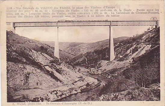 France Saint Gervais d'AuvergneVue generale du Viaduc des Fades