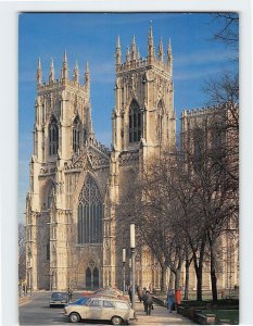 Postcard West Front, York Minster, York, England