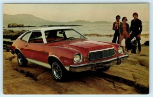 Car Advertising 1976 MERCURY BOBCAT Beach Scene - Automobile Postcard 