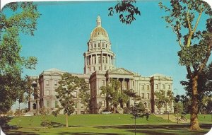 Colorado State Capitol, Civic Center, Denver, Colorado Vintage Postcard 